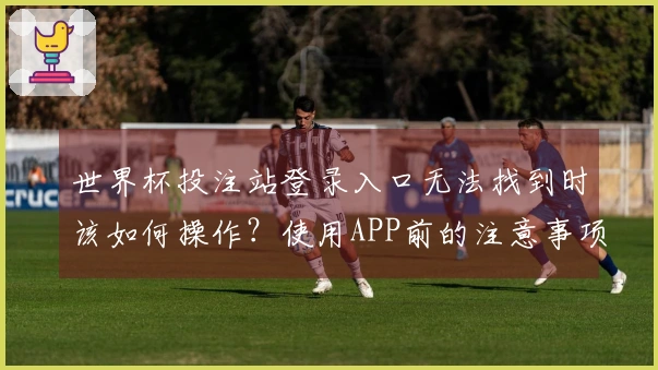 世界杯投注站登录入口无法找到时该如何操作?使用APP前的注意事项与解决方案